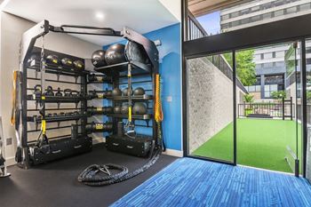 Indoor Outdoor Fitness Center at Crystal Square, Virginia